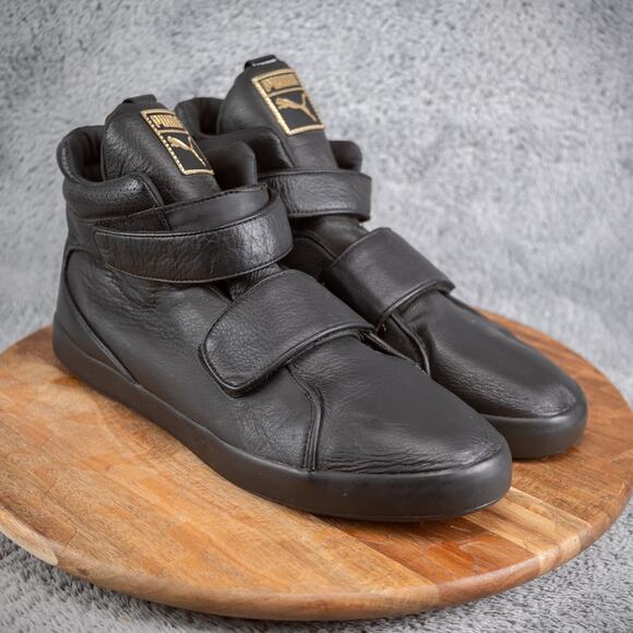 Puma Apex L Mens Team Gold Black/Gold Strap Mens Size 13 - Picture 1 of 9